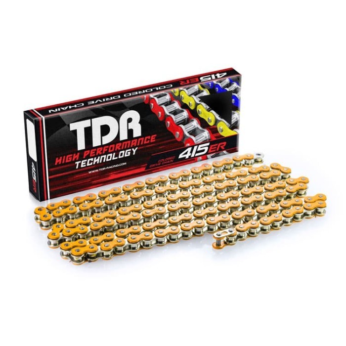 RANTAI RANTE TDR ORIGINAL 415ER-130L RED YELLOW MERAH KUNING UNIVERSAL