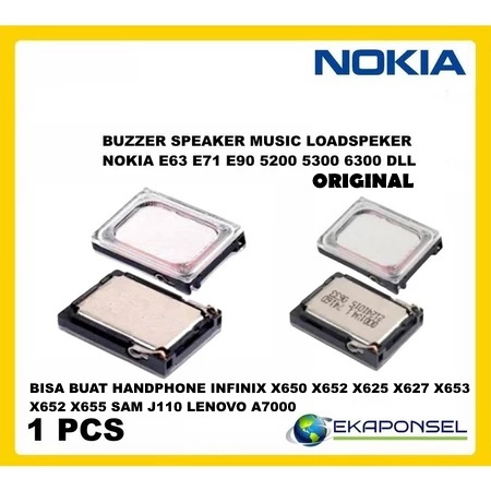 BUZZER SPEAKER MUSIC LOADSPEKER NOKIA E63 E71 E90 5200 5300 6300 N76 N77 3120C 5230C 6500C 6700C 612