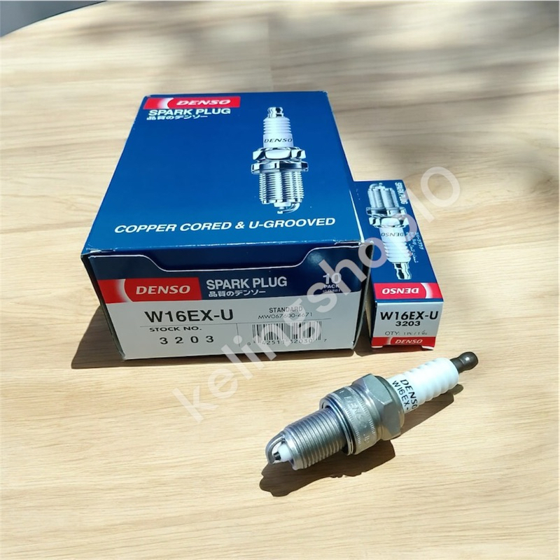 Busi Spark Plug Denso W16EX-U Toyota Kijang Corolla Dx 3K 4K 5K Karburator Original