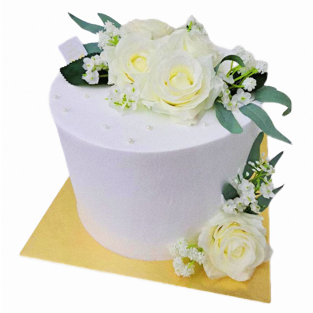

Cake Rose White