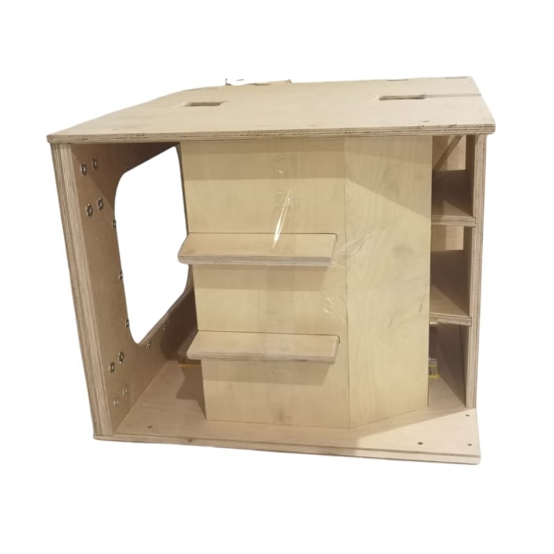 kit board box kosong import skema turbosound NUQ118 1x18" Band pass subwoofer kayu birch 11 lapis 18