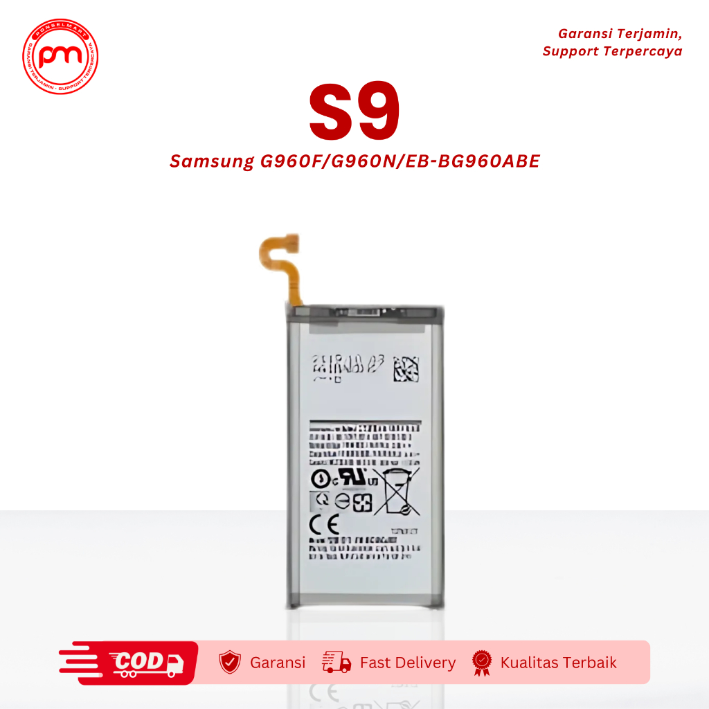 Battery Samsung S9 Baterai G960F Batre G960N EB-BG960ABE