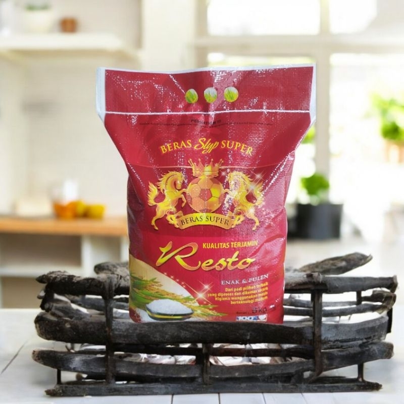 

BERAS 5 kg Merk RESTO ( premium rice )