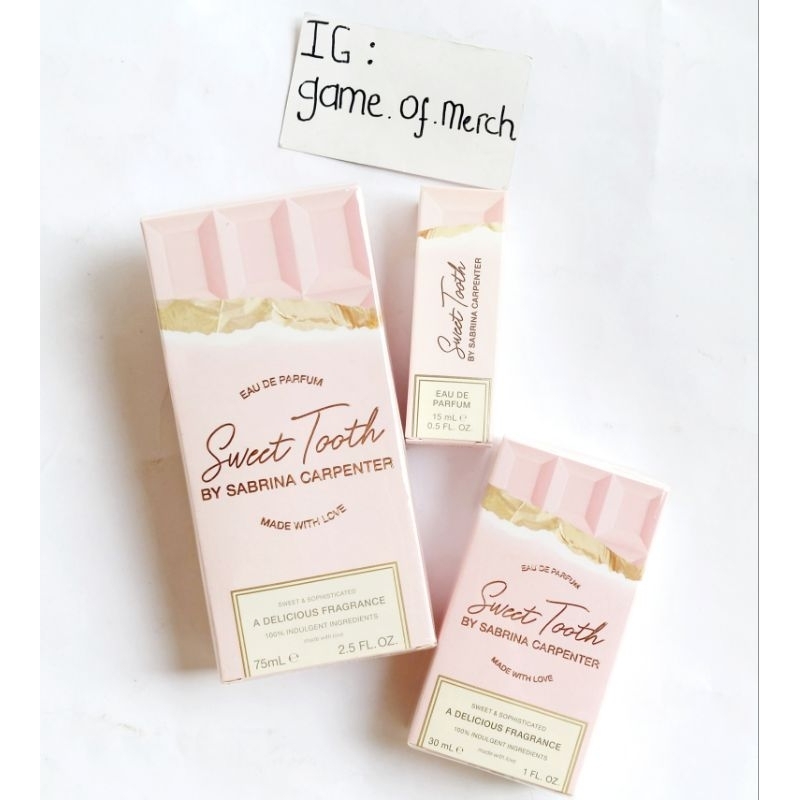[READYSTOCK] Sabrina Carpenter SWEETH TOOTH Parfum