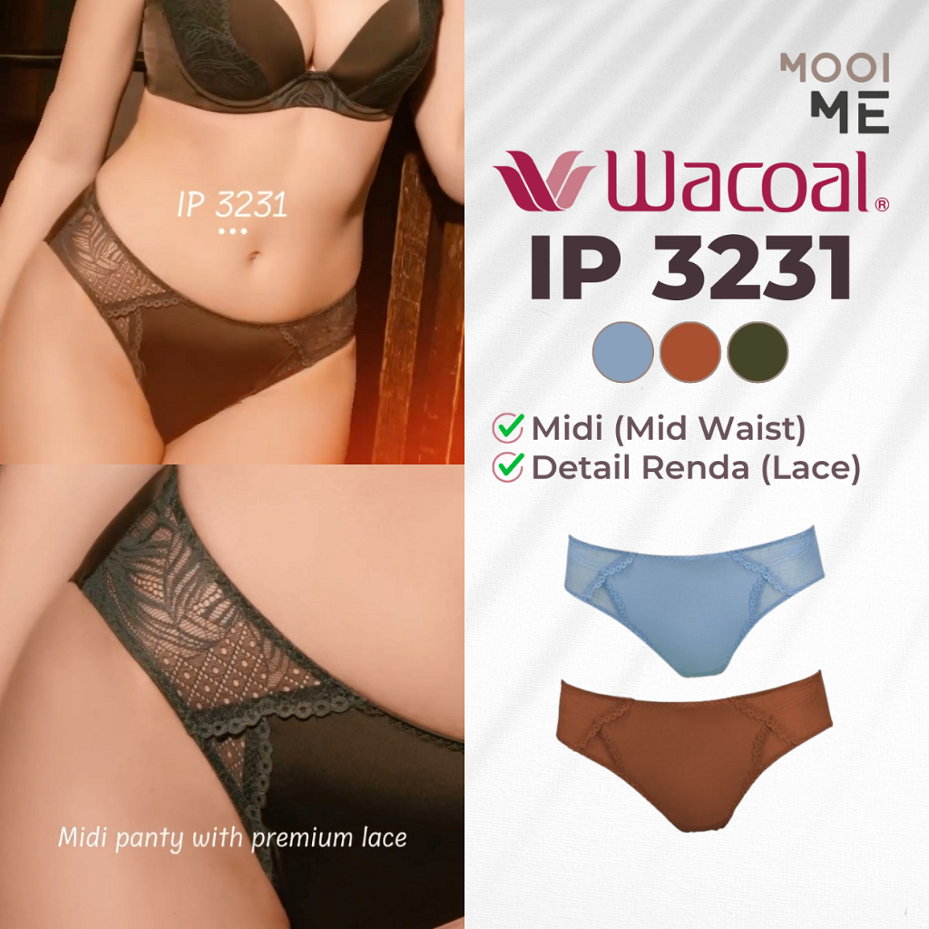 Wacoal IP 3231 Nesoi Midi Panty (Celana Dalam) Lace (Renda)