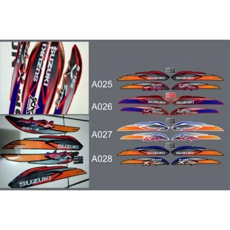 Striping suzuki a100 x super