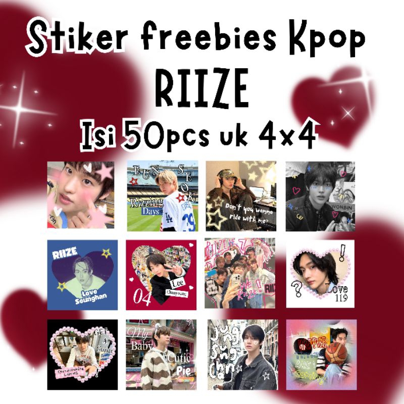 

STIKER DECO FREEBIES KPOP - RIIZE
