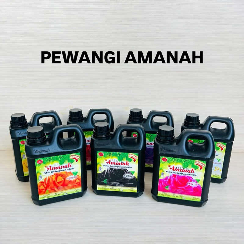 Pewangi setrika Pakaian parfum Amanah super laundry