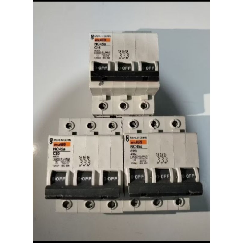 MCB Merlin gerin 3phase