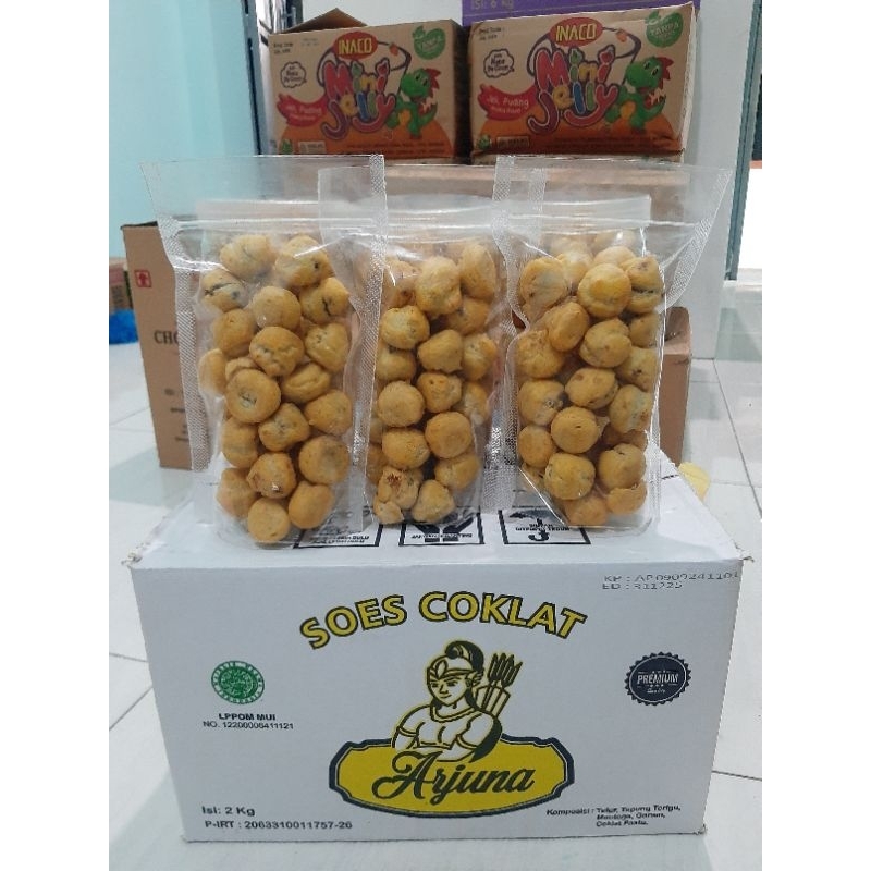 

soes coklat arjuna /100gr plastik/250gr toples/250gr repack