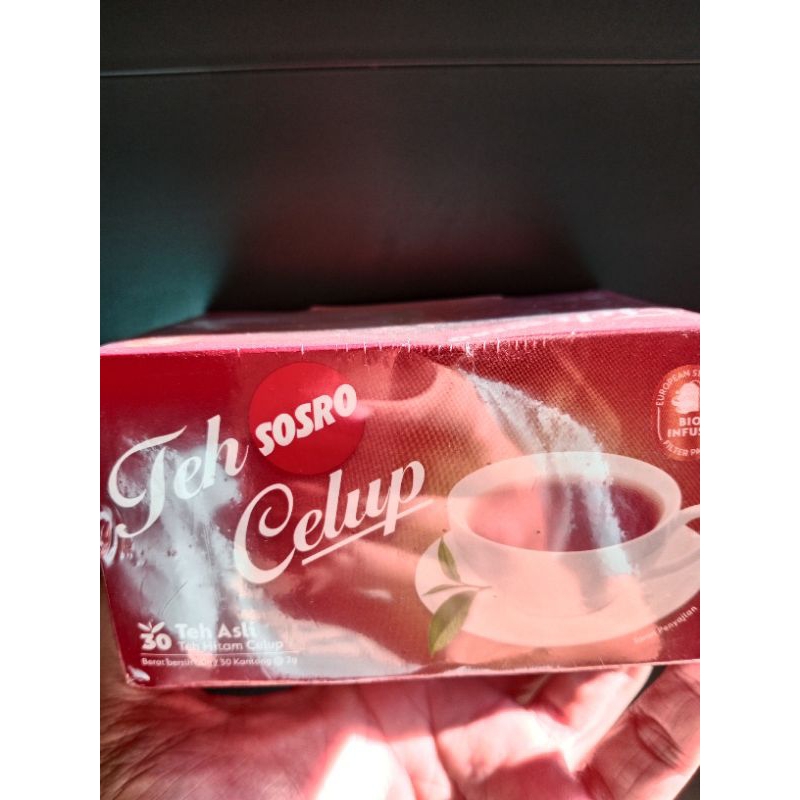 

Teh Celup Sosro 1 Box isi 30 Kantong