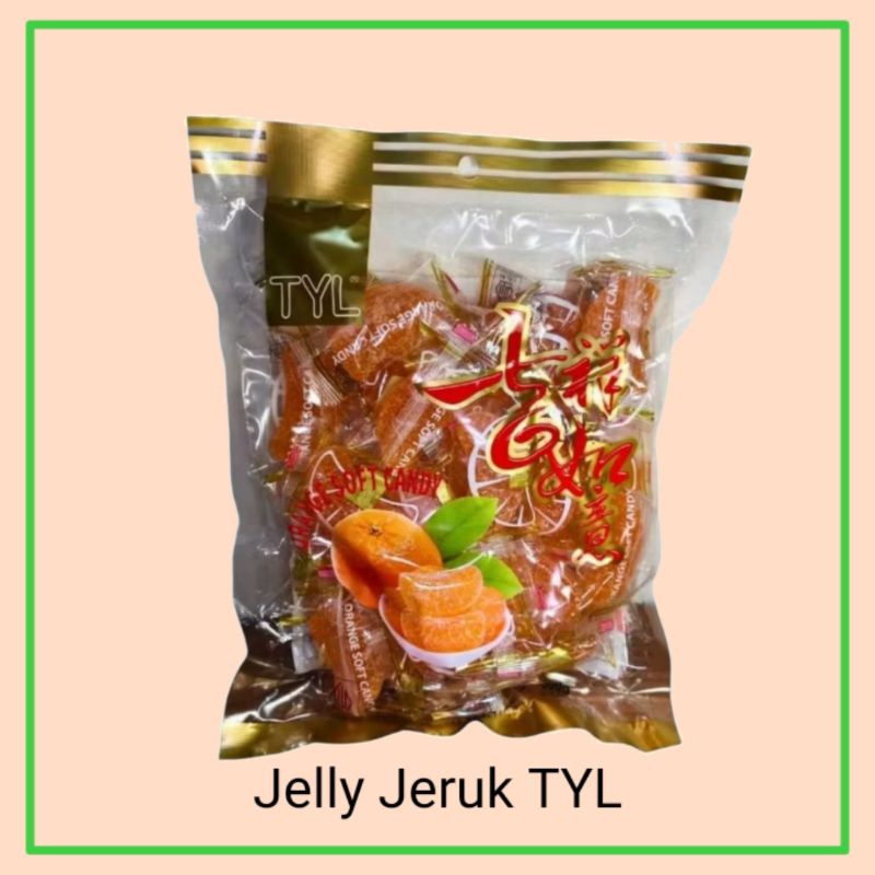

TYL Candy Permen Jelly Permen Lunak Rasa Jeruk Mandarin Kemasan 500 Gram