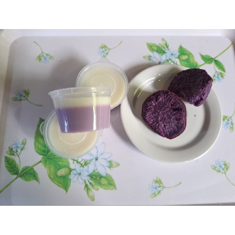 

[INSTANT] Puding Ubi Ungu (isi 9pcs) - Keju