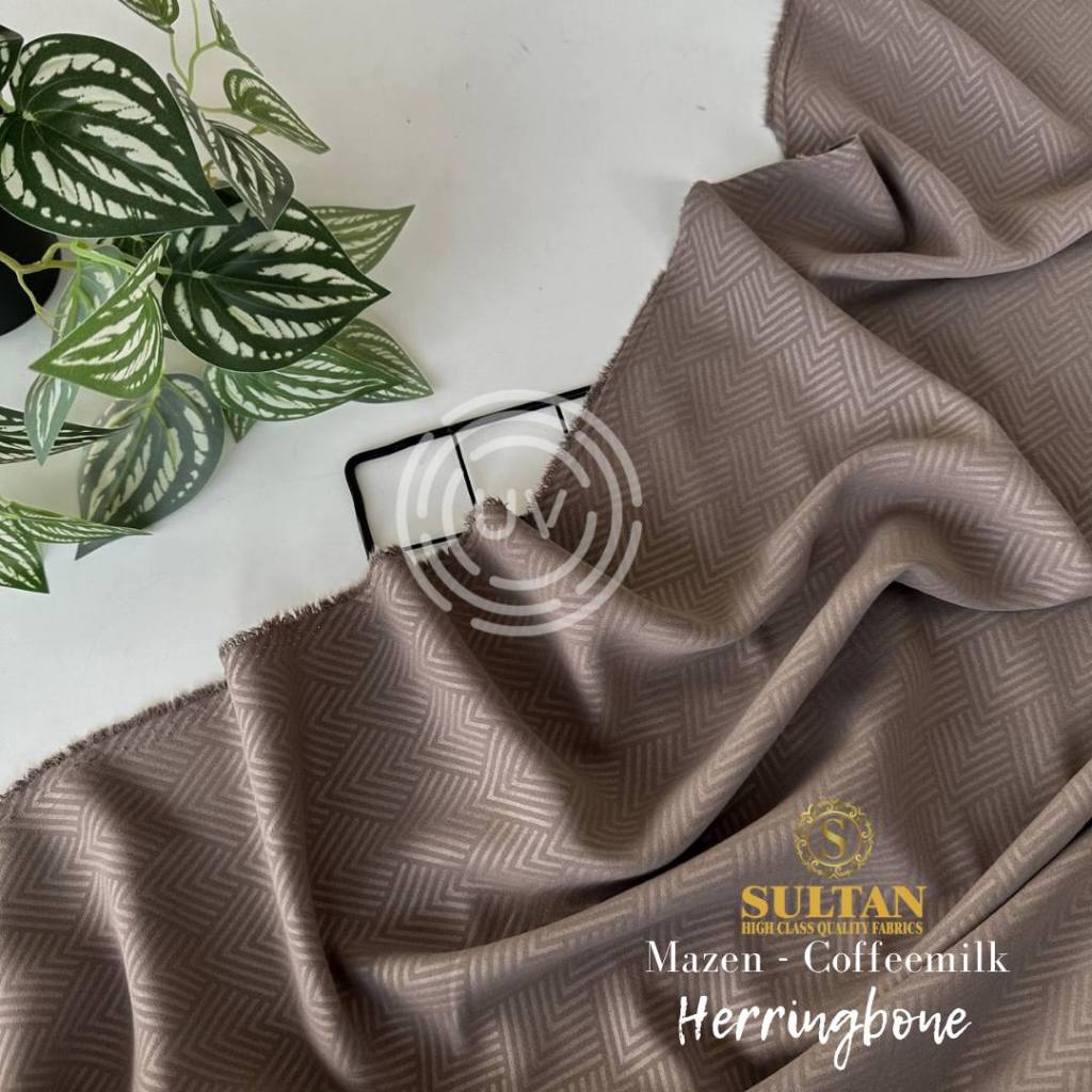 KAIN ABAYA SULTAN MAZEN ANTIUV EMBOSS HERRINGBONE ORIGINAL