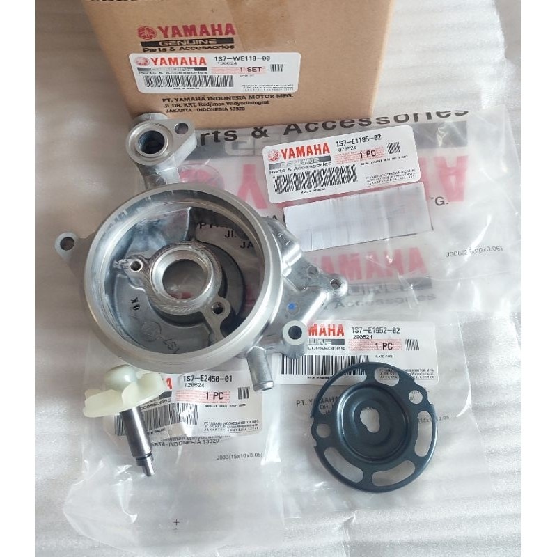 COVER RUMAH WATERPUMP WATER PUMP SET JUPITER MX OLD VIXION OLD ASLI ORI YAMAHA 1S7-WE118-00