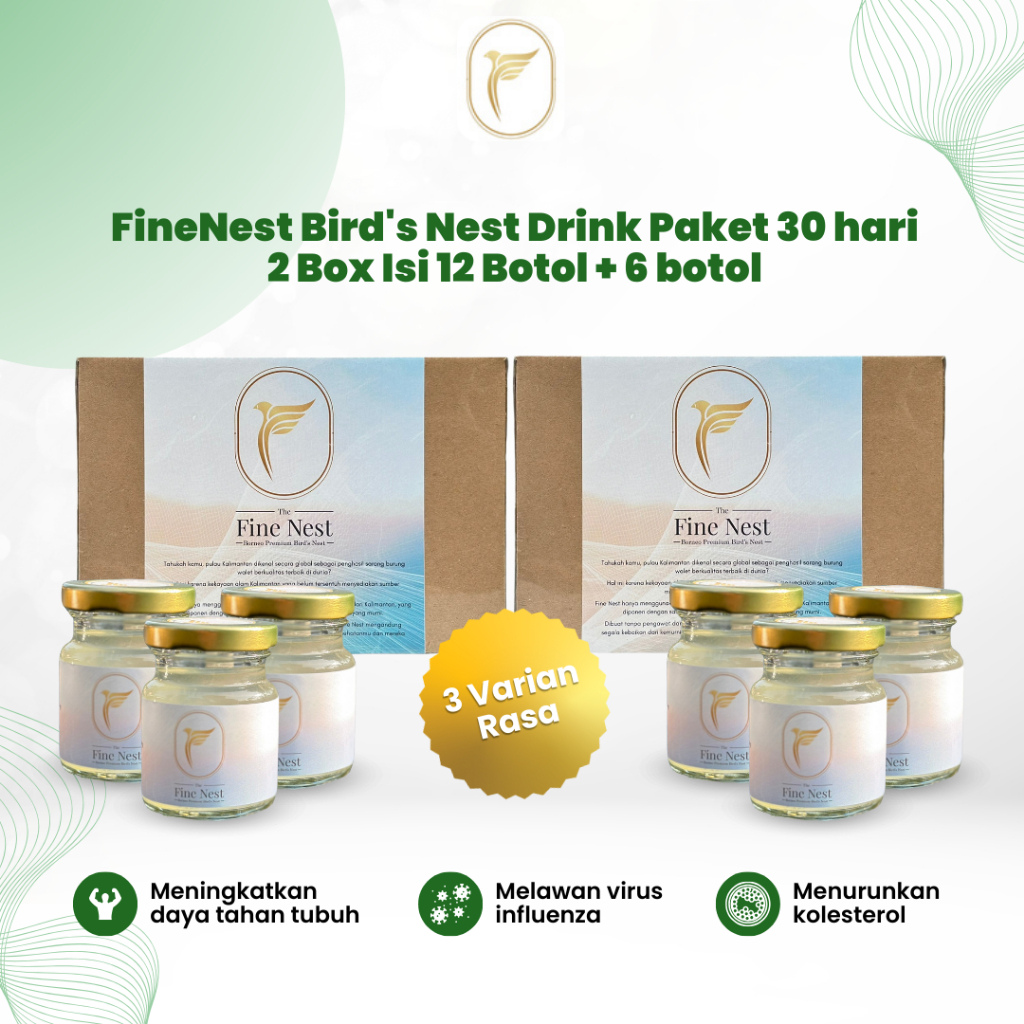 

Minuman Sarang Burung Walet Paket 30 Hari Birds Nest Drink 70ml Menjaga Imun