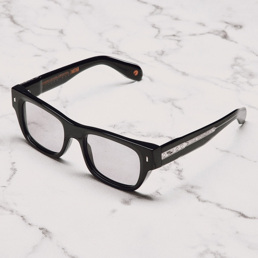 Vherkudara Acetate Natha Winter Black, Black Lens  - 100% ORIGINAL RESMI