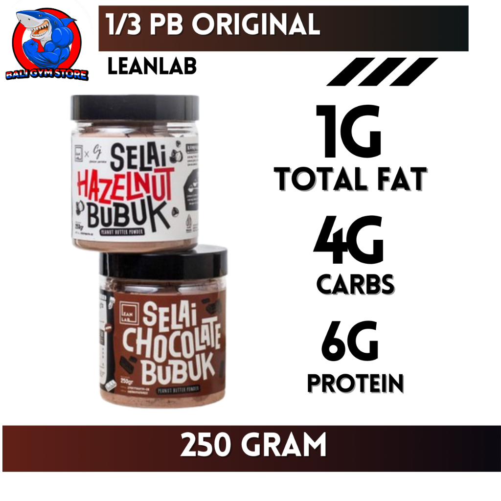

Leanlab 1/3 Peanut Butter Selai Kacang Bubuk 250 Gram