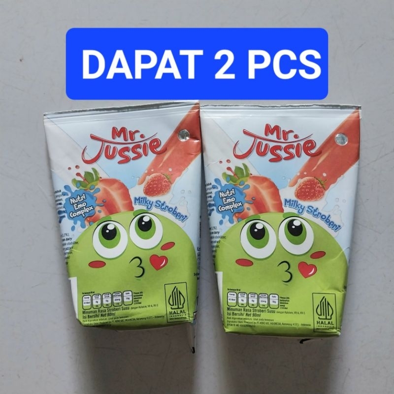 

MR JUSSIE MILKY STRAWBEERY HARGA 2 PCS
