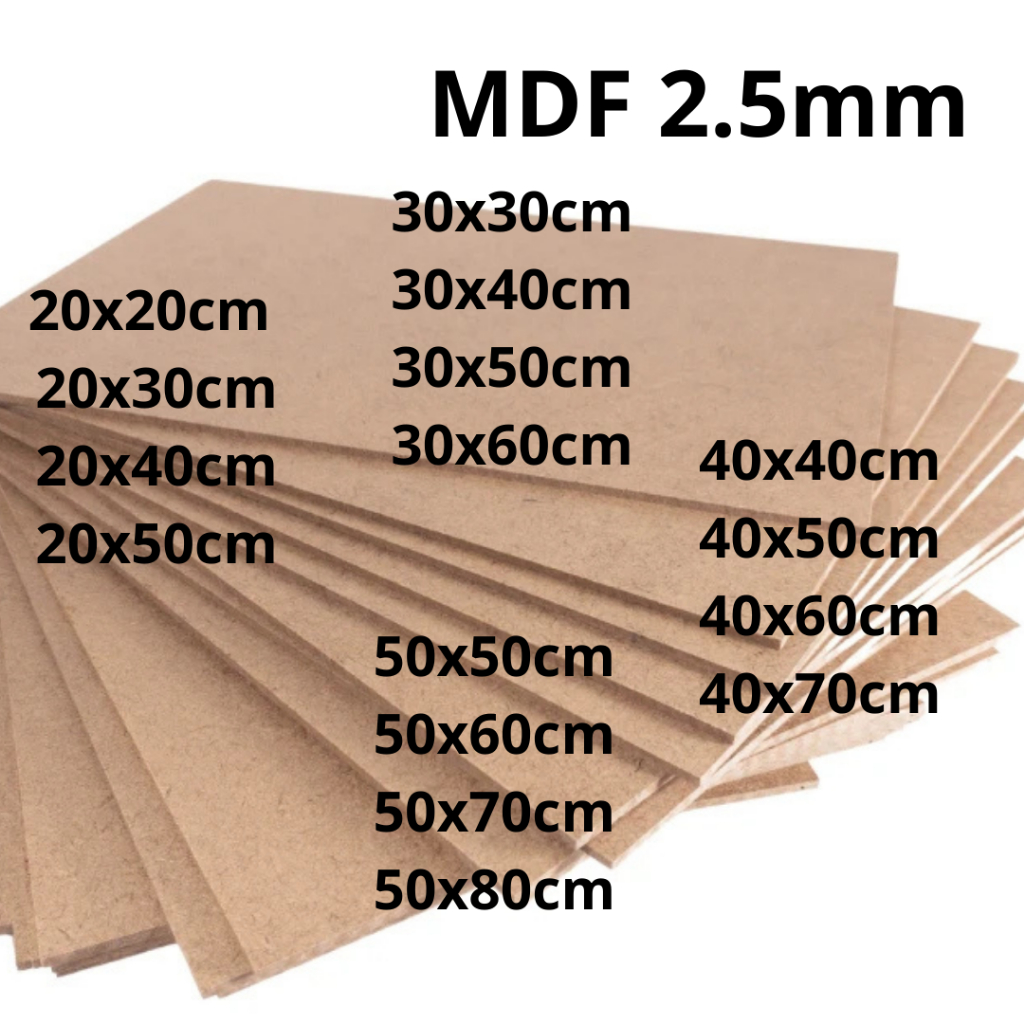 

Papan MDF Coklat 2.5mm berbagai ukuran
