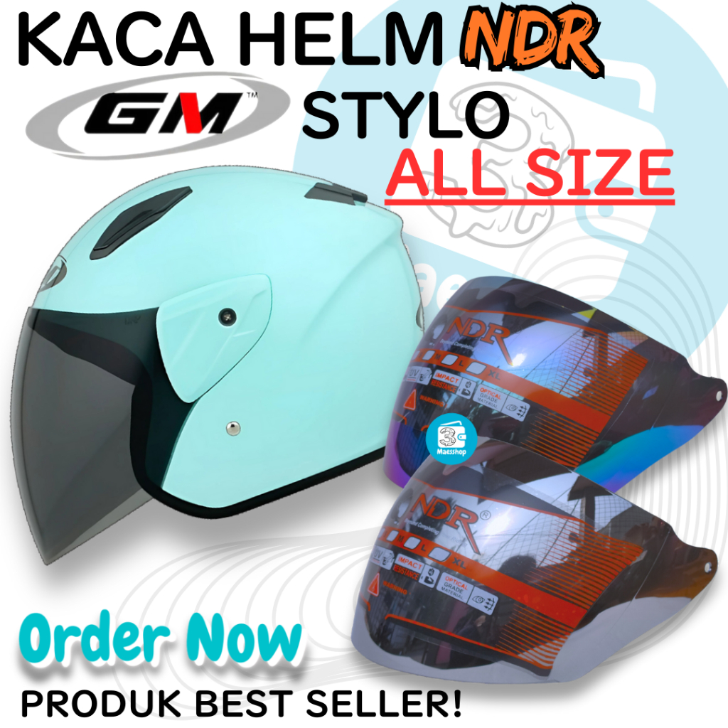 Kaca Helm | Visor | GM STYLO by NDR1 helmet gm