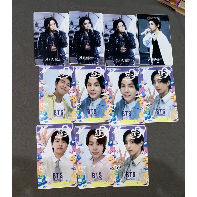 PHOTOCARD PVC SUGA DDAY DFESTA BTS