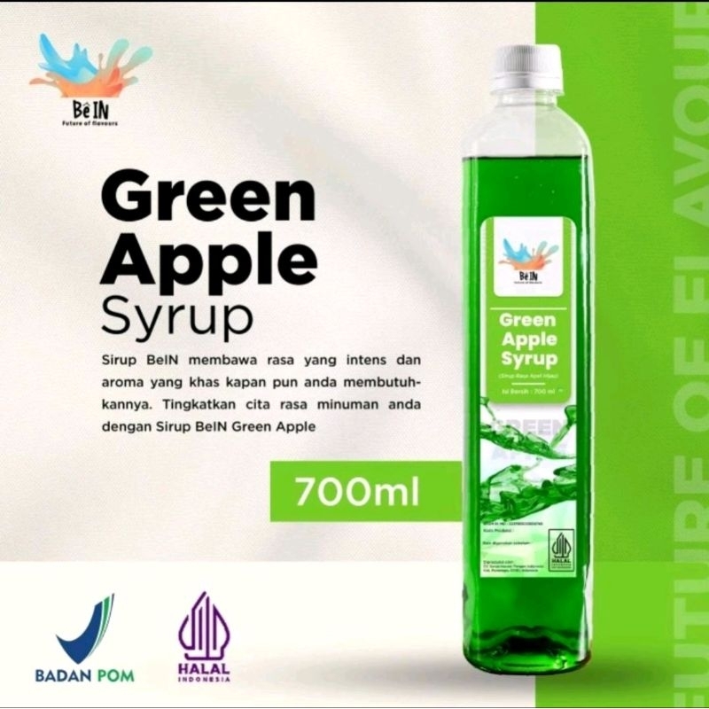 

BEIN Syrup Green Apple - Sirup Rasa Apple Hijau