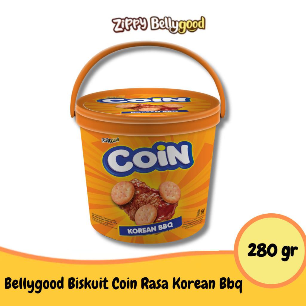 

BELLYGOOD BISKUIT TIMBA COIN Rasa Korean Bbq Biskuit Lebaran Parcel Lebaran