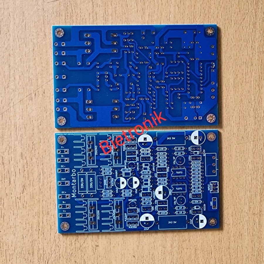 PCB Montarbo AMP Tanpa Final Dauble layer