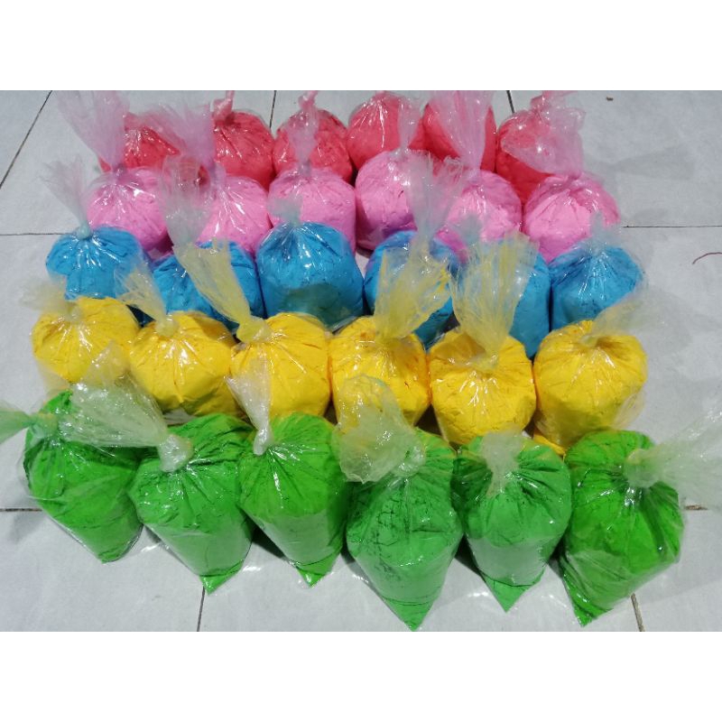 

MIX 4 WARNA PAKET @500 GRAM HOLI POWDER COLOR RUN