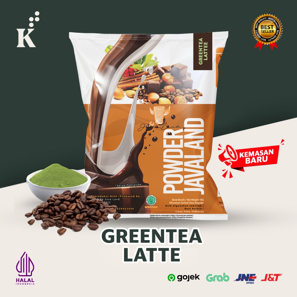 

Bubuk Minuman Bubble Powder Drink Green Tea Latte Javaland 1 kg