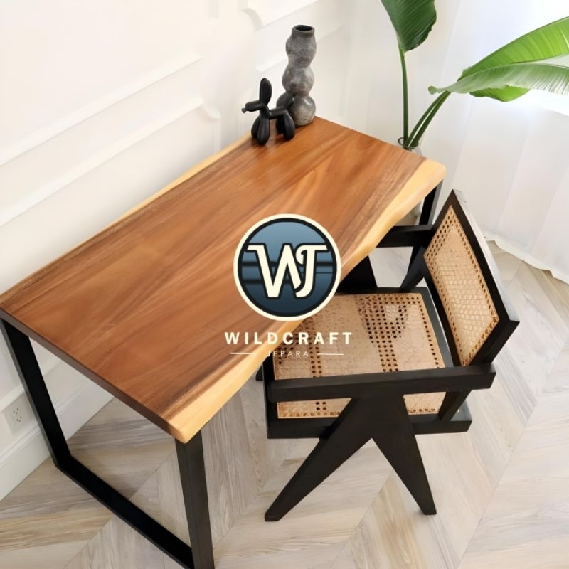 SET MEJA KERJA MEJA KOMPUTER MODERN FINISHING