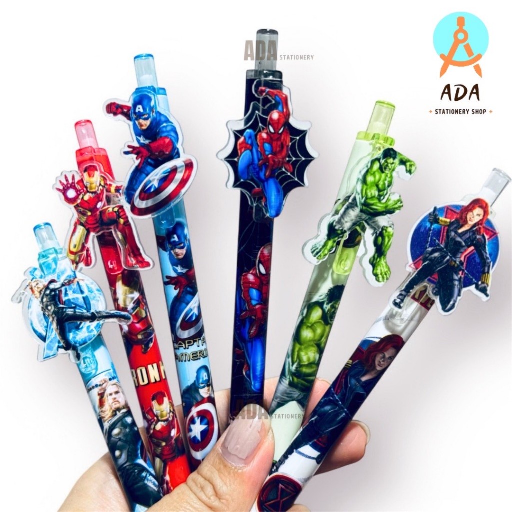 

SET 6 PULPEN / PEN KLIK SUPERHERO GP-80081/ BOLPEN SUPERHERO/SPIDERMAN/MARVEL