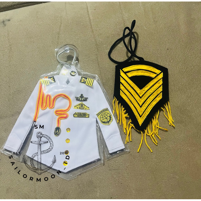 MINI PDU PELAYARAN MINIPDUB PELAUT GANTUNGAN CEVRON CHEVRON SOUVENIR PELAUT HIASAN MOBIL SAILOR HIAS