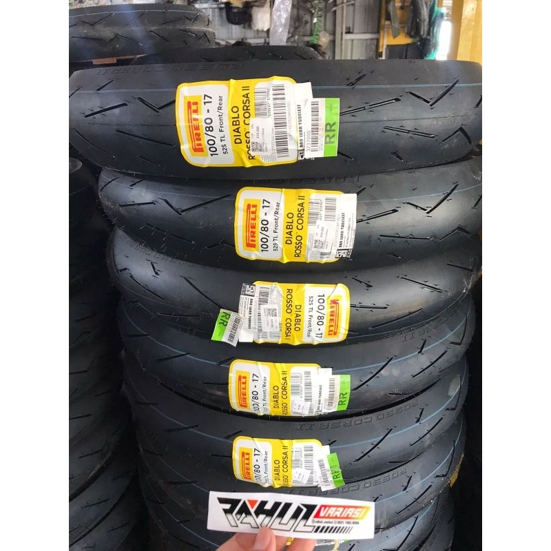 BAN FIRELLI CORSA2 UKURAN 100/80 RING 17