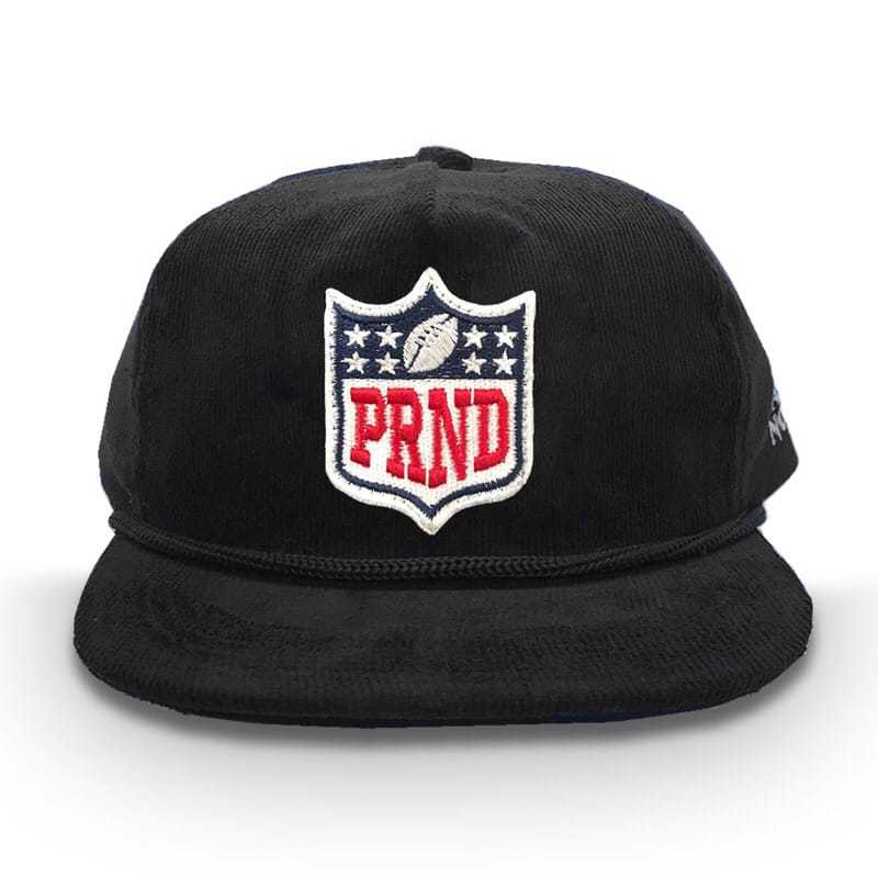 Paranoid Topi Ropehat sixpanel Corduroy Black