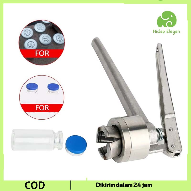 REASY-Alat Press Parfum Manual 15mm Botol Tutup Aluminium Alat Press Botol Alat Pres Parfum Alat Pre