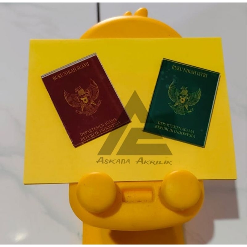 Replika bk nikah akrilik dekorasi mahar