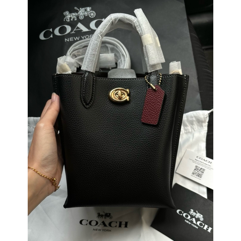 Coach Willow Tote 16 Black Original Authentic Butik Coach