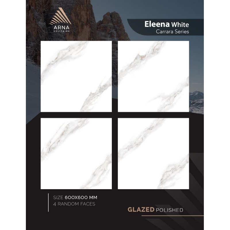 GRANITE 60X60 EELENA WHITE GLOSSY KW1  - ARNA