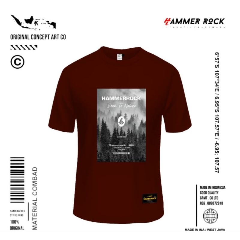 KAOS MURAH | BIG SALE | KAOS ORIGINAL | KAOS DISTRO HAMMER ROCK| SIZE M.L.XL