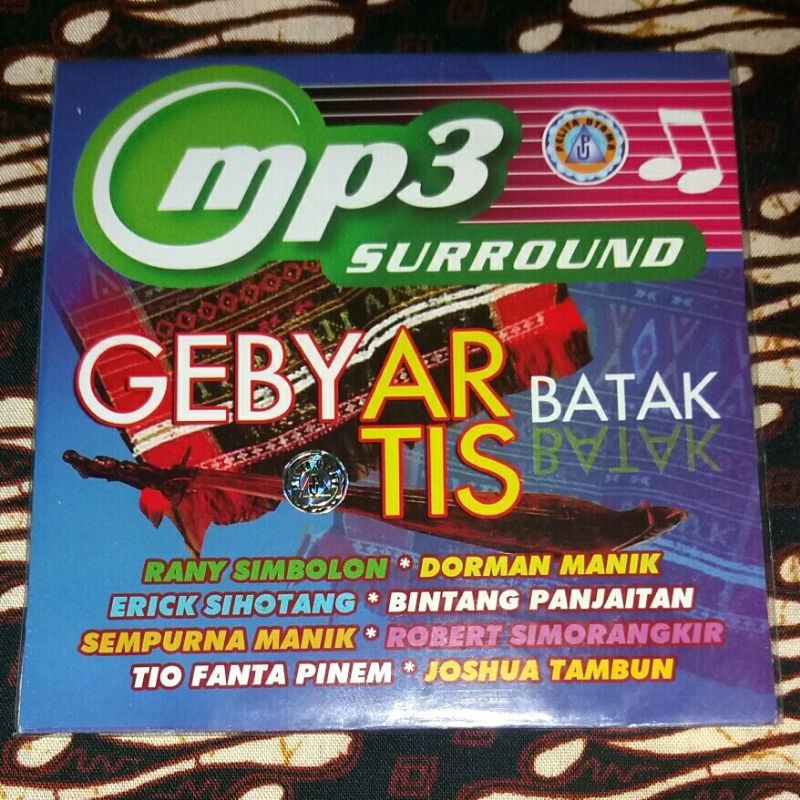 CD Mp3 Gebyar Artis Batak Ft. RANY SIMBOLON DORMAN MANIK ERICK SIHOTANG BINTANG PANJAITAN SEMPURNA M