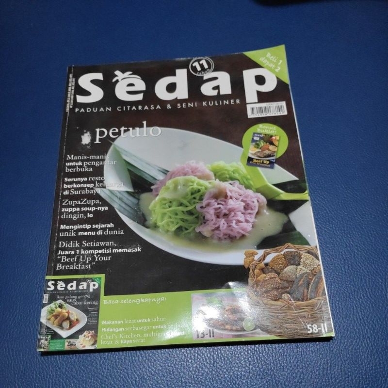 MAJALAH SEDAP PADUAN CITARASA DAN KULINER PETULO