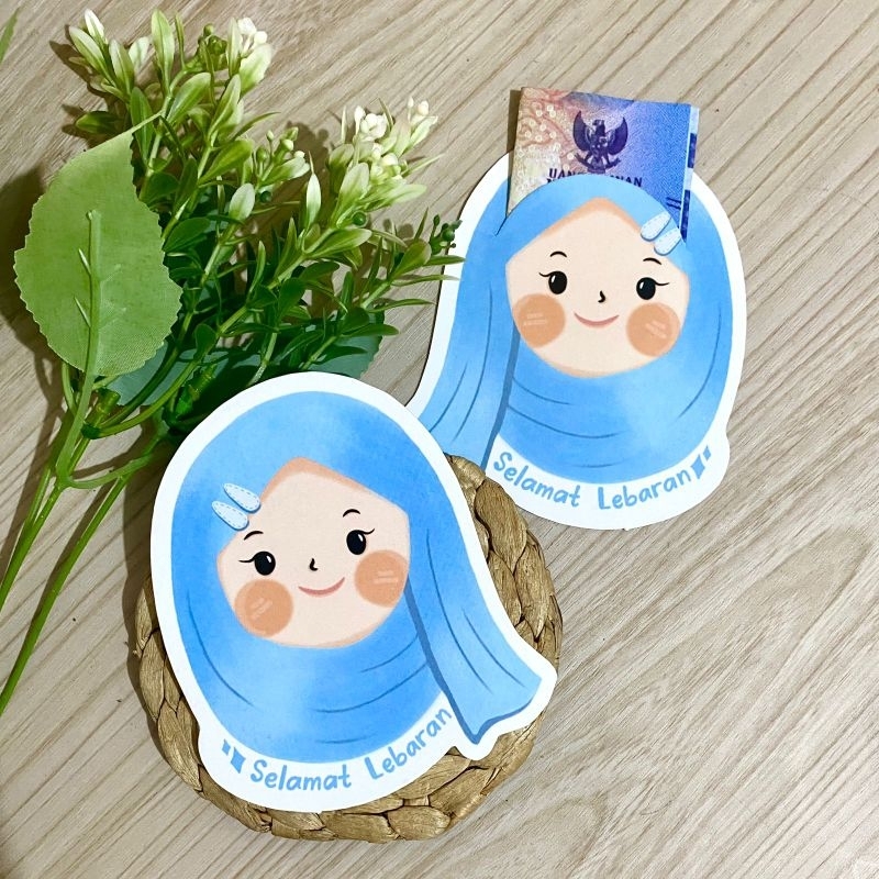 

AMPLOP LEBARAN 3D KARAKTER BIRU AMPLOP LEBARAN LUCU