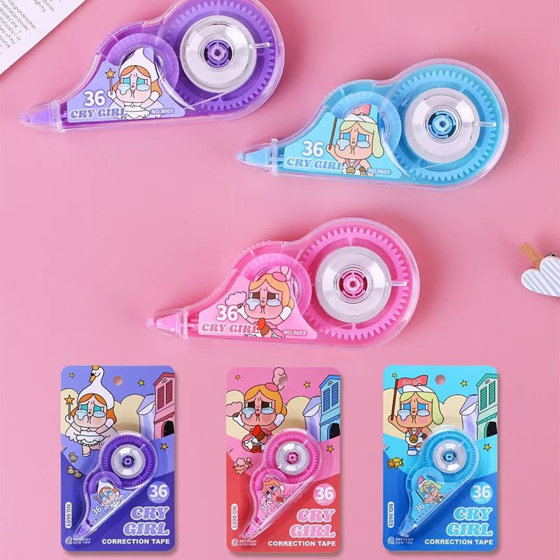 

{Cry Baby} Cortap Kertas/Coreection Tape Karakter Cry Baby No. 9603