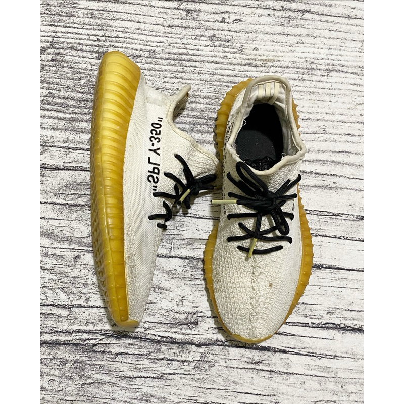 Sepatu Adidas Yeezy Boost 350 V2 x Off-White Second - Size 42