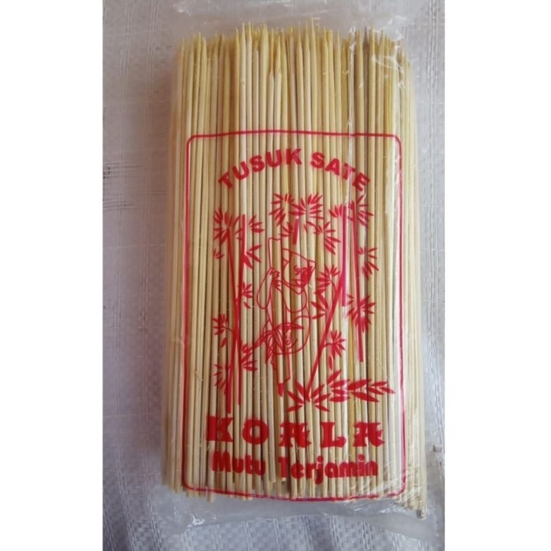 TUSUK SATE BERKUALITAS ISI 100 / TUSUK SATE DAGING/AYAM / TUSUK SATE BAMBU PREMIUM