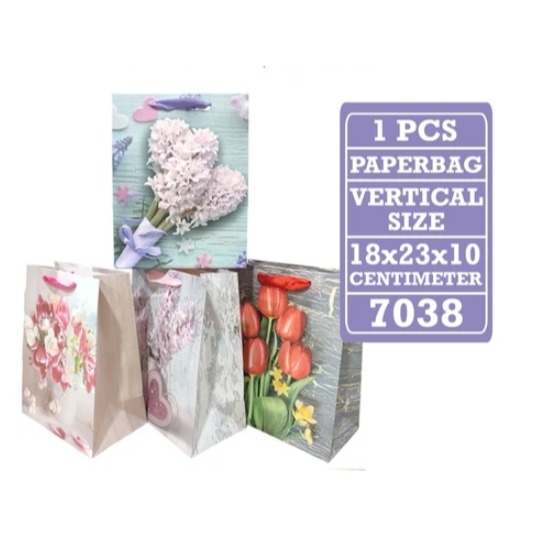 

Matris - Paperbag Vertical Size 18x23x10 Cm / Kado Souvenir Packaging / Gift Bags No.7038