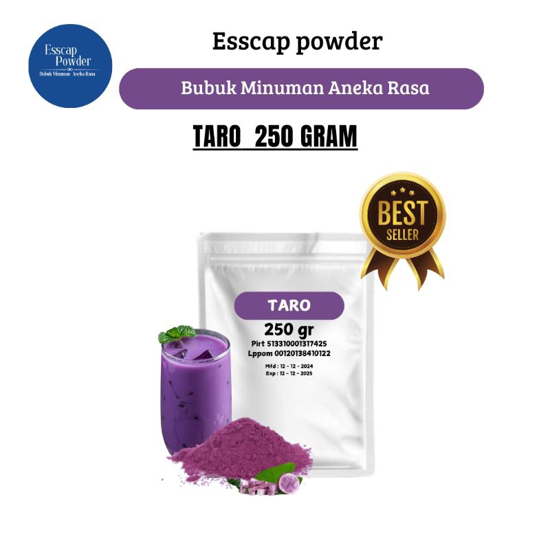 

Bubuk Taro 250g – Minuman Instan Kekinian, Nikmat, Mudah Disajikan, Cocok untuk Bisnis atau Rumah