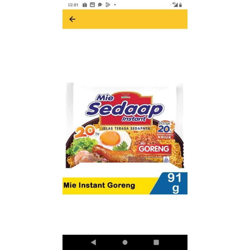 

Mie Sedaap Instant Goreng
